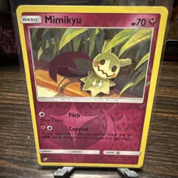 Lightly Played Mimikyu - 112/181 - Rare - Reverse Holo Pokemon Team Up - Image 1