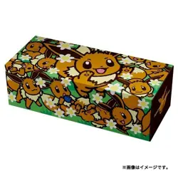 Pokemon Eevee Collection Long Card Deck Box TCG Japanese Pokemon Center | USA - Image 1