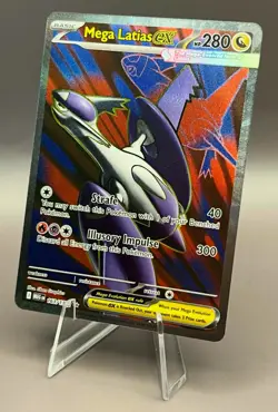 163/132 Mega Latias ex - ME01 Mega Evolution - Ultra Rare NM Pokemon - Image 1
