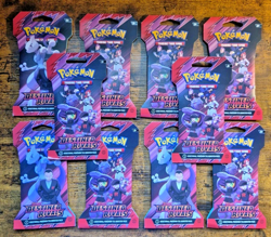 Pokemon S&V Destined Rivals Sleeved Booster Pack LOT of 10 Sealed Packs 167636 - Image 1