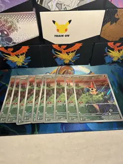 Pokemon Victini Illustration Rare JUMBO Lot Of 10 Black Star Promo 208 OVERSIZED - Image 1