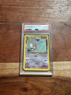 2001 Pokemon Neo Discovery Espeon Holo PSA 6 EX-MT - Image 1
