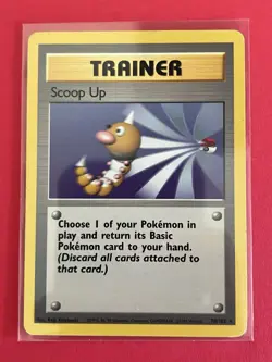 1999 Pokemon Base Set Scoop Up #78/102 Rare - MP+ / LP - Image 3
