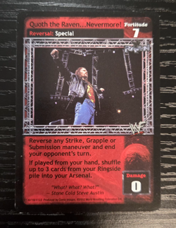 WWE Raw Deal CCG Raven Superstar 5 Card Set - Image 4