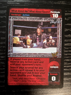 WWE Raw Deal CCG Raven Superstar 5 Card Set - Image 5