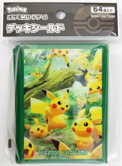 Pokemon Card Game Deck Shield Pikachu Forest - Image 1