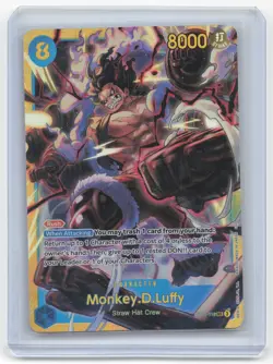 2022 One Piece Card Game Monkey D. Luffy A Fist of Divine Speed #OP11-118 - Image 1