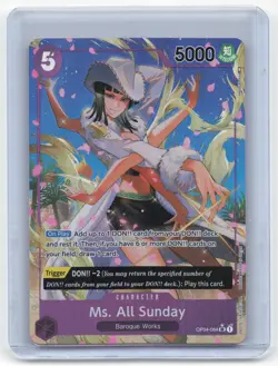 2023 One Piece Card Game Ms. All Sunday Kingdoms of Intrigue #OP04-064 - Image 1