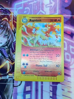 Pokemon TCG Rapidash Expedition Holo Rare Card 26/165 Reverse Holo - Image 1