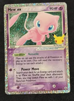 Pokemon TCG Mew EX Celebrations Classic Collection Holo Ultra Rare Card 88/92 - Image 1
