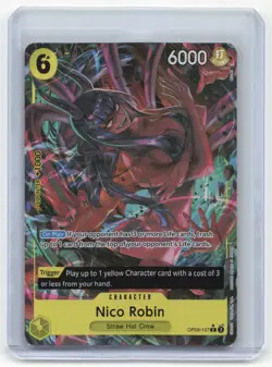 2023 One Piece Card Game Nico Robin Emperors of the New World #OP09-107 NM - Image 1