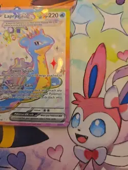 Pokemon TCG Lapras EX 158/142 Stellar Crown Ultra Rare Holo Card - Image 5