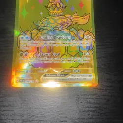 Pokemon TCG Terapagos EX Prismatic Evolutions Holo Hyper Rare Gold Card 180/131 - Image 3