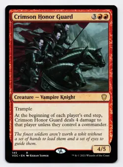 Crimson Honor Guard [145] VOC Rare Non-Foil [MTG Card English] - Image 1