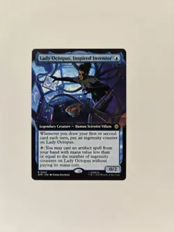 Lady Octopus, Inspired Inventor Extended Art Rare MTG Spider-Man SPM 252 - Image 2