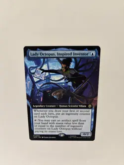 Lady Octopus, Inspired Inventor Extended Art Rare MTG Spider-Man SPM 252 - Image 5