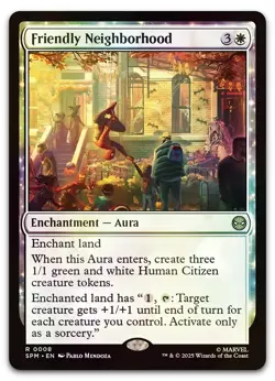 Friendly Neighborhood #8 (Foil) (NM) Spider-Man SPM Magic MTG - Image 1