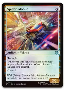 Spider-Mobile #174 (Foil) (NM) Spider-Man SPM Magic MTG - Image 1