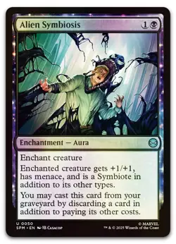 Alien Symbiosis #50 (Foil) (NM) Spider-Man SPM Magic MTG - Image 1