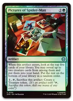 Pictures of Spider-Man #109 (Foil) (NM) Spider-Man SPM Magic MTG - Image 1