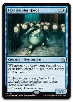 Homunculus Horde #41 (NM) Foundations FDN Magic MTG - Image 1