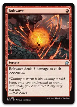 Boltwave #79 (NM) Foundations FDN Magic MTG - Image 1