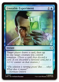 Unstable Experiment #47 (Foil) (NM) Spider-Man SPM Magic MTG - Image 1