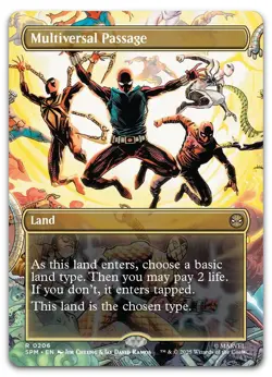 Multiversal Passage (Borderless) #206 (NM) Spider-Man SPM Magic MTG - Image 1