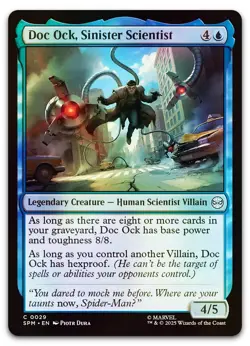 Doc Ock, Sinister Scientist #29 (Foil) (NM) Spider-Man SPM Magic MTG - Image 1