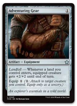 Adventuring Gear #249 (NM) Foundations FDN Magic MTG - Image 1