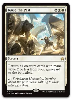 Raise the Past #22 (NM) Foundations FDN Magic MTG - Image 1