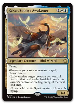 Kykar, Zephyr Awakener #122 (NM) Foundations FDN Magic MTG - Image 1