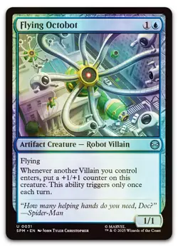 Flying Octobot #31 (Foil) (NM) Spider-Man SPM Magic MTG - Image 1