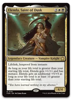 Elenda, Saint of Dusk #119 (NM) Foundations FDN Magic MTG - Image 1