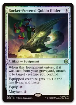 Rocket-Powered Goblin Glider #172 (Foil) (NM) Spider-Man SPM Magic MTG - Image 1