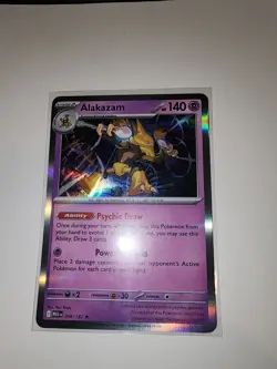 Alakazam 56/132 Mega Evolutions Holo Rare Pokemon TCG - Image 1