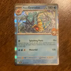 Misty's Gyarados 049/182 Staff Prerelease Destined Rivals Holo Pokemon NM - Image 1