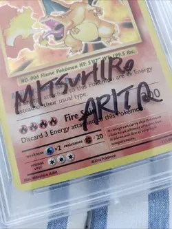 2016 Pokemon XY Charizard Graded PSA 10 signed by Mitsuhiro Arita - Image 3