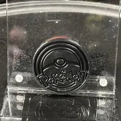 OFFICIAL POKEMON TCG PLASTIC SILVER HOLOFOIL METAGROSS COIN - Image 2