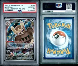 Noctowl - 141 (Pokemon Center Exclusive) 141 Sv: Scarlet & Violet Promo PSA 10 - Image 3