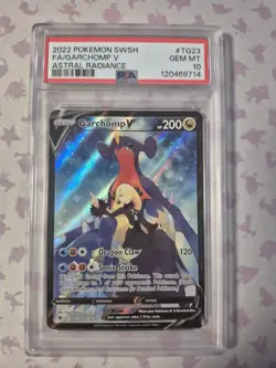 2022 Pokemon Sword Shield Astral Radiance #TG23 Full Art Garchomp V PSA 10 - Image 2