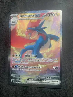 Pokemon TCG Journey Together Salamence EX #187/159 Special Illustration Rare - Image 1