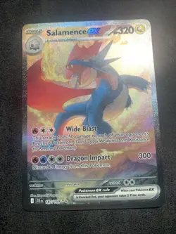 Pokemon TCG Journey Together Salamence EX #187/159 Special Illustration Rare - Image 2