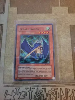 YUGIOH SPEAR DRAGON LOD-035 SUPER UNLIMITED ED MP 1996 - Image 1