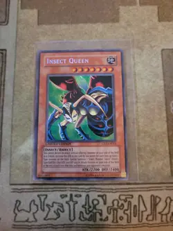 YUGIOH INSECT QUEEN CT1-EN005 SECRET LIMITED ED MP - Image 1