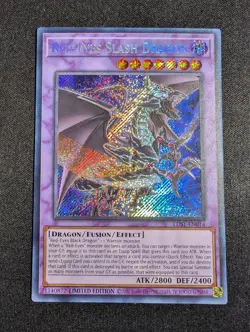 Yugioh - Red-Eyes Slash Dragon LDS1-EN014 Limited Edition Secret Rare NM - Image 1