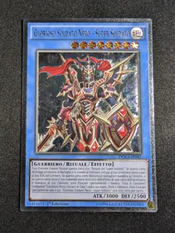 Yugioh Italian Black Luster Soldier - Super Soldier DOCS-IT042 1st Ultimate NM - Image 1