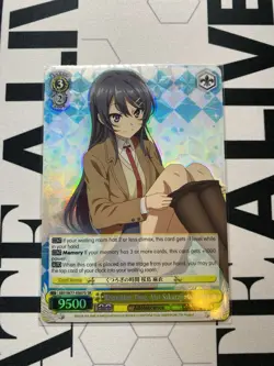 Mai Sakurajima SBY/W77-E007S SR Rascal Does Not Dream Weiss Schwarz Card - Image 1