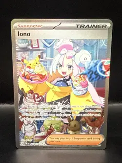 Pokemon TCG Iono Paldea Evolved Holo Card 269/193 Special Illustration Rare - Image 1