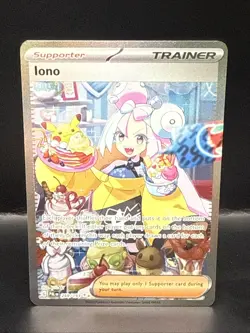 Pokemon TCG Iono Paldea Evolved Holo Card 269/193 Special Illustration Rare - Image 2